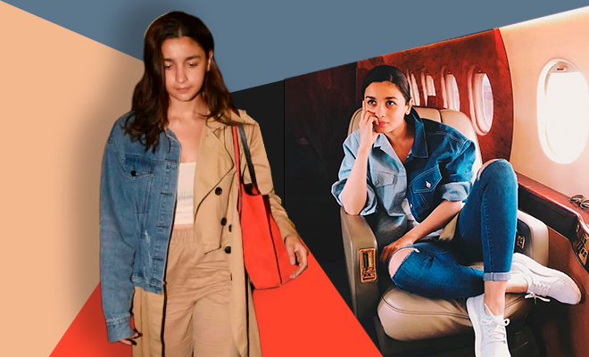 Is It Denim Jacket? Is It A Trench Coat? It’s Alia Bhatt’s Love For Half And Half Clothing. But It’s Confusing