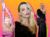 Margot Robbie Wore Satin Pink Glove, An Ode To The Feminist Movement And Marilyn Monroe And It’s Fabulous