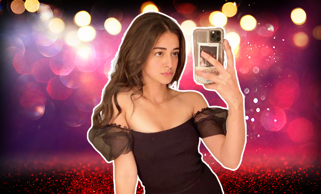 Ananya Panday Wore A Neat LBD To Go Out And Sit In Her Living Room And We’re Feeling So Inspired