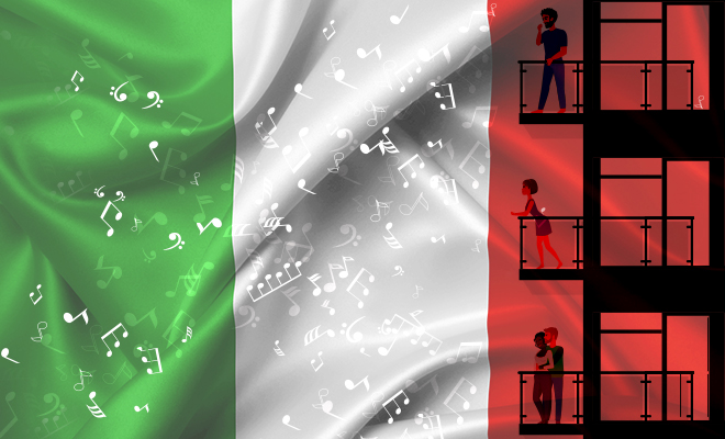 FI Italians Singing in Quarantin
