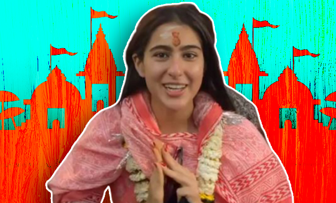 Sara Ali Khan Criticised For Entering A Hindu Temple While Being A “Non-Hindu”. Coronavirus Is Uniting Everyone Except Us
