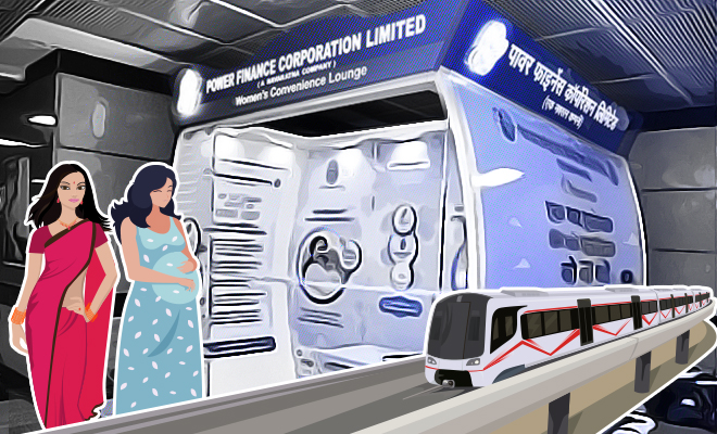Delhi Metro Inaugurates Its First Ever Women’s Convenience Lounge. It’s Not Earth Shattering But It’s A Great Step in The Right Direction