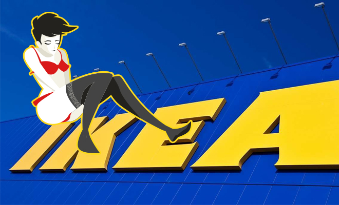 A Woman Sat Naked In An IKEA Store Masturbating And Nobody Stopped Her. Erm, What!?!