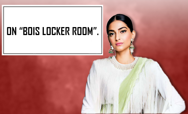 Sonam Kapoor Blames Parents For ‘Bois Locker Room’. We Couldn’t Agree More