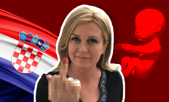 Male Politicians In Croatia Talked About How Rape Shouldn’t Call For Abortion And Women Decided To Show Them The Middle Finger