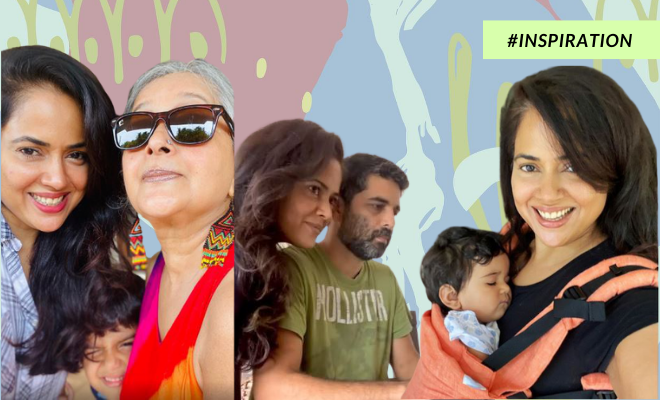 #Inspiration: Sameera Reddy’s Instagram Is Full Of Body Positivity, Adorable Kids And Cooking With Her Sassy Mother-In-Law. We’re Living For This Wholesome Content