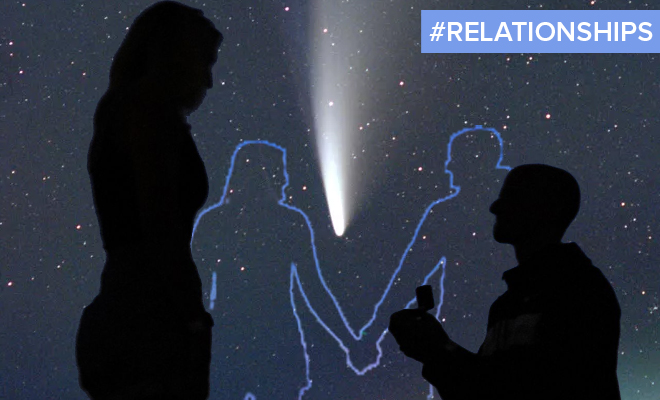 #Relationships: A Starry Proposal Under Once-In-6800 Years Comet Neowise. This Is Awedorable