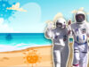 Brazilian Couple Wears Spacesuit To The Beach To Protect Themselves From Coronavirus. We’ve To Applaud Their Out Of The World Thinking!