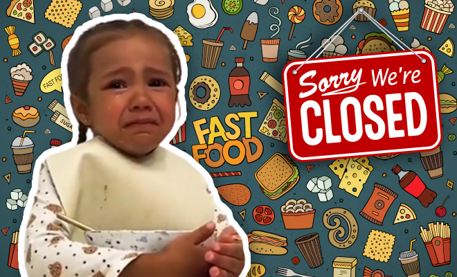 Four-Year-Old Has An Emotional Meltdown Because She Misses Her Favourite Restaurants. Her Video Is Such A Mood