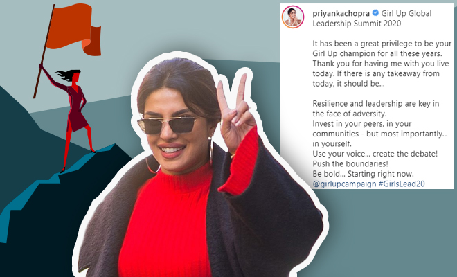 Priyanka Chopra Takes A Stand For Girls, Says Opportunity Is Not Fairly Distributed. We Agree!