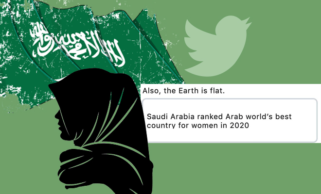 Saudi Arabia Has Been Ranked The Best Country For Women In The Middle East. Is This Some Kind Of Bad Joke?