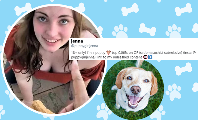 FI Woman Earns By Pretending To Be A Dog