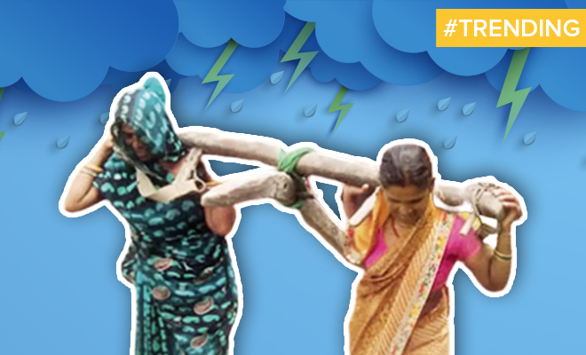 #Trending: Several Women In Madhya Pradesh Ploughed The Fields Instead Of Bulls Because Of A Superstition That This Will Please The Rain Gods. What Even?