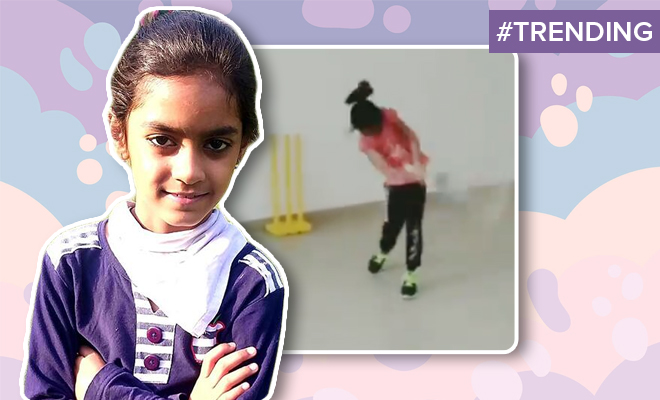 This 7 YO Girl Impressed Twitterati and Cricket Legends With Her Perfect Helicopter Shot. She Is Already A Star!