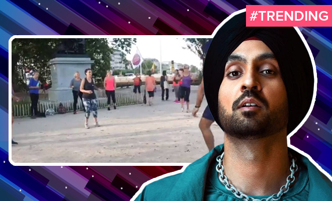 Diljit Dosanjh’s Latest Title Track G.O.A.T Has A Group Of Women In Switzerland Swaying To His Beats. We Enjoyed Watching This