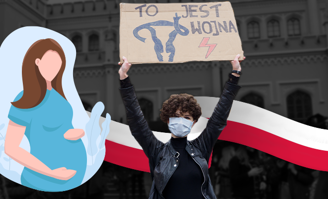 Women In Poland Take To The Streets To Protest Against The Government’s Near Total Ban On Abortions. Women Need Their Choice Back!