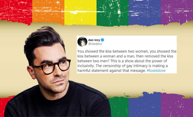 Schitt’s Creek Star Dan Levy Calls Out Indian Channel For Censoring A Kiss Between Two Men. It Dilutes The Whole Point Of The Show!