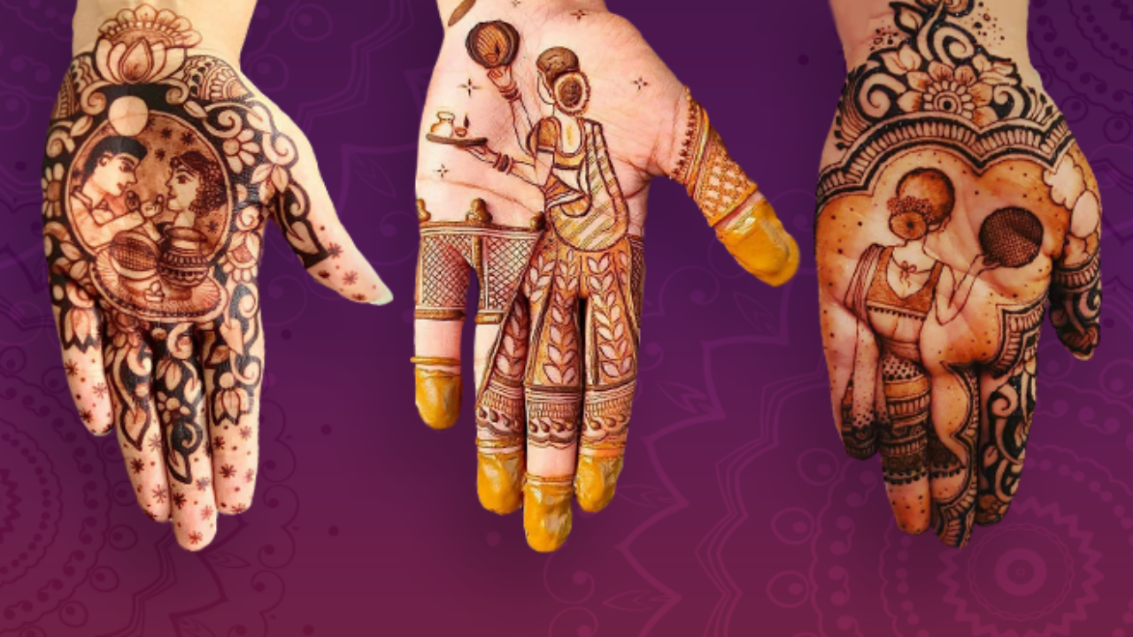 Artistic And Unique Mehendi Designs To Try For Karwa Chauth