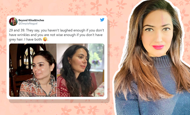 Women Proudly Show Off Wrinkles, Grey Hair, Scars In Decade-Apart Photos In This Twitter Thread. It’s So Wholesome!