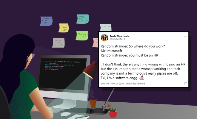 This Twitter Thread Revealed How People Still Find It Difficult To Accept Women In Tech Positions. Why The Stereotypes?