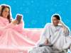 These Blankets Come With Sleeves And While They Look Funny, They Are The Only Snuggling Partner We Need This Winter