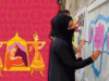 On World Human Rights Day, Art Students In Lucknow Paint Graffiti To Spread Awareness Among Young Girls About Forced Marriages