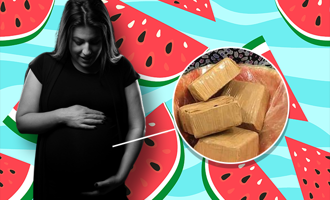 Woman Faked Pregnancy Bump With Hollowed Out Watermelon To Smuggle Drugs. This Was Way Too Creative!