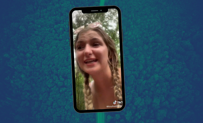 Woman In mexican jungle