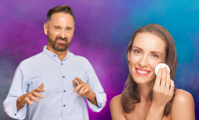 This Woman Applied Makeup Everyday For 22 Years. Now That She Wants A Break From It, Her Husband Thinks She Will Look Slobby And Messy. We Are Glad She Is Taking A Stand