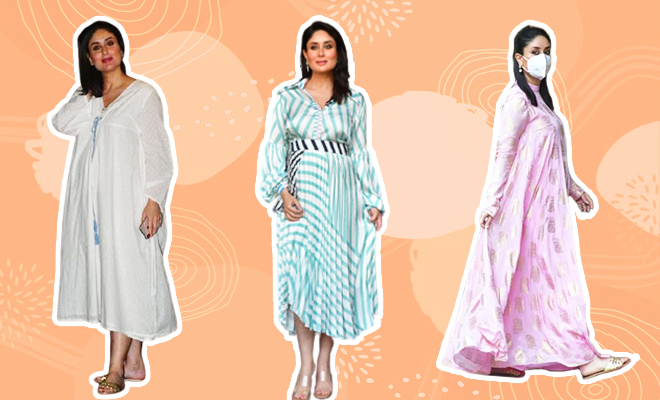 Kareena Kapoor Khan’s Maternity Wardrobe Is Full Of Flowy And Oversized Dresses. We Love Her Comfortable And Casual Style