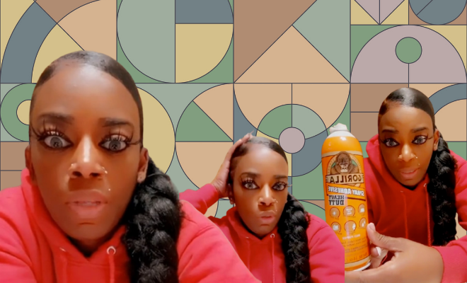 Woman Who Used Glue Spray In Her Hair After Running Out Of Setting Spray, Gets Stuck With The Same Hairdo For A Month!