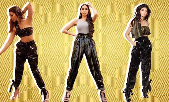 Okay Someone Tell Us, What Are These Super Shiny Latex Pants That Celebs Are Sporting?