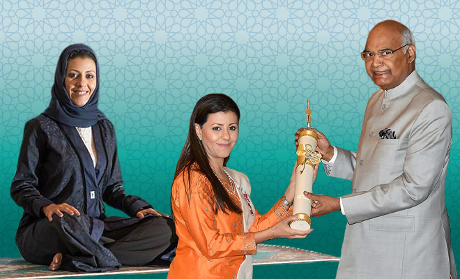 Nouf Marwaai Becomes The First Woman Yoga Master Of Saudi Arabia, Receives Padma Shri From Indian Government