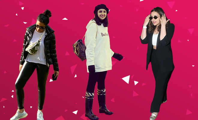 5 Monochrome Outfits From Parineeti Chopra’s Winter Closet That Prove She Sees Fashion In Black And White
