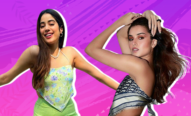Janhvi Kapoor And Tara Sutaria Have Been Flaunting Scarf Tops. It’s Proof That This 90s Trend Is Back In Fashion