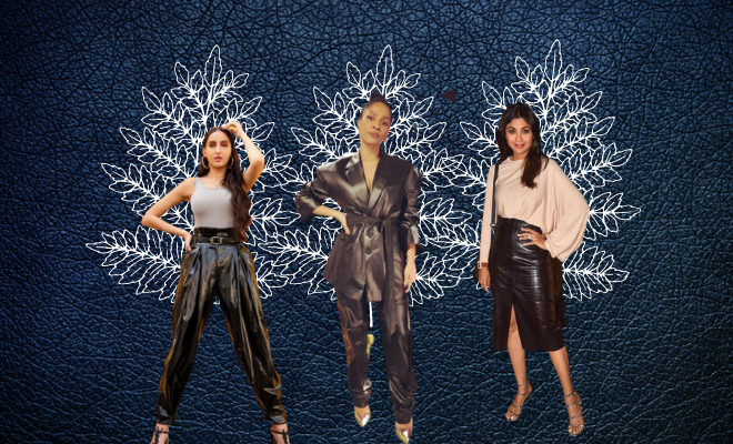 The Leather Weather Is Officially Here! Make The Most Of It With These Celeb-Approved Looks Featuring The Style Of The Moment