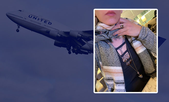 Woman In US Stopped From Boarding A Flight For Wearing A Revealing Low Cut Top By A Male Staff Member