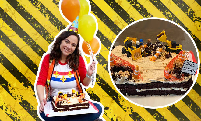 This Woman Baked A Cake To Celebrate One Year Of The Construction Of A Street Construction. This Has To Be The First Time..