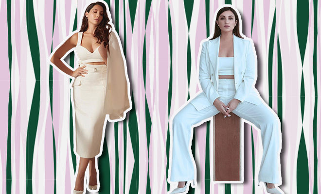 Let’s Talk Monochrome Looks, ‘Cause Parineeti Chopra And Nora Fatehi Just Aced The Trend With Their All-White Outfits