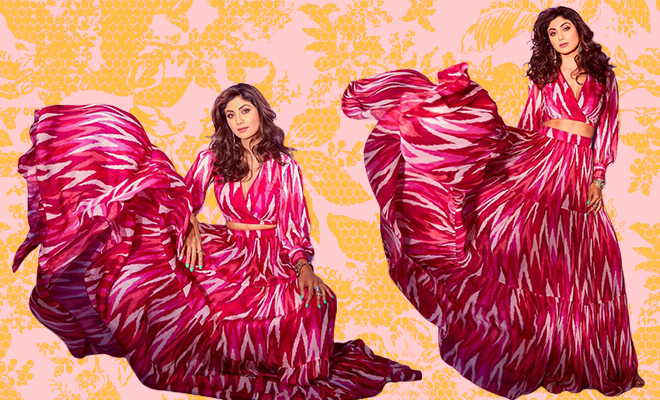 Shilpa Shetty Kundra’s Pink Co-Ord Set With A Quirky Print Is The Perfect Definition Of Spring Style