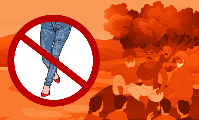 Fl-UP-Khap-Panchayat-Bans-Jeans-For-Women,-Shorts-For-Men