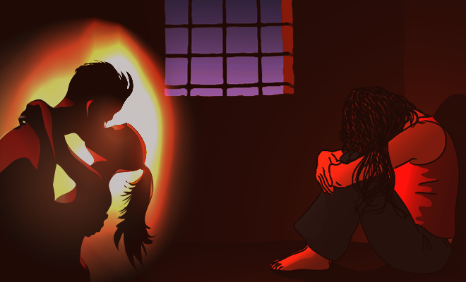 A Woman In UP Has Been Sentenced To Two Days In Jail For Making Out In Public.
