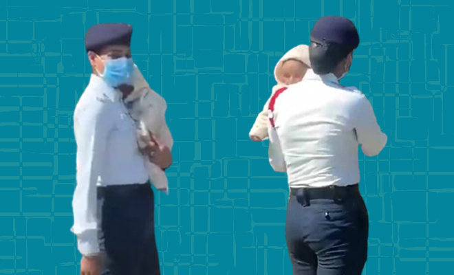 Woman Constable Carrying Baby On Duty Faces Probe. We Need To Be More Understanding
