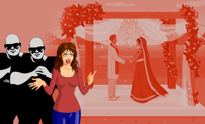 Woman screams babu as man married
