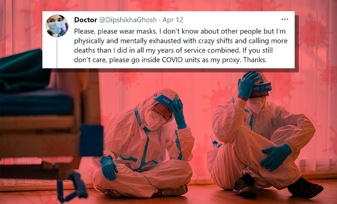 This Doctor Took To Twitter To Express Her Frustration With People Who Aren’t Following COVID 19 Protocols.