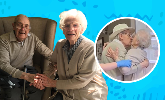This Is The Cute Story Of An Elderly Couple That Reunited After Spending 8 Months Apart Due To Corona