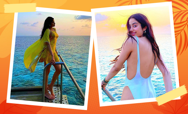 The Beachwear And Bikini Looks Janhvi Kapoor Served Up From Her Maldives Vacation Were So Fun
