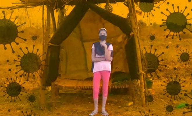 In Telangana, A COVID 19 Positive Girl Was Forced To Isolate In A Make-shift Tent In A Field