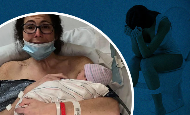 This Woman Didn’t Know She Was Pregnant. Thought She Was Passing A Kidney Stone, Delivered A Baby Instead