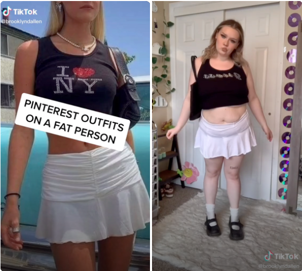 This Plus-Size Fashion Blogger Recreated Pinterest Looks To Make A Strong Statement About Fatphobia